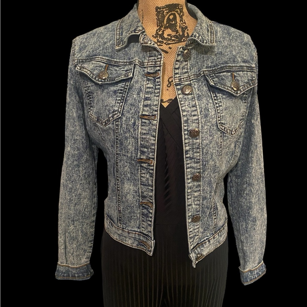 Acid Wash Denim Jacket